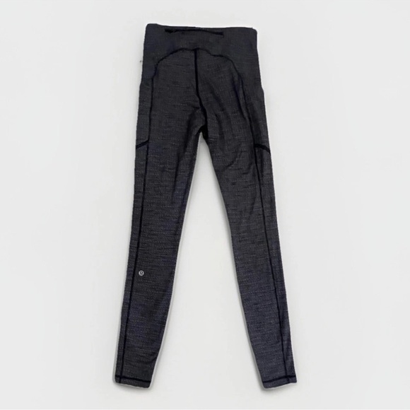 Lululemon Speed Up Tight High-Rise (28”) – Heathered Black/Gray, Size 4. - Picture 2 of 7